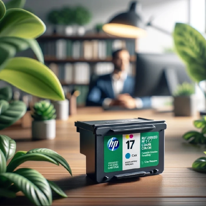 Obnovljena barvna kartuša HP 17 30mL črnila